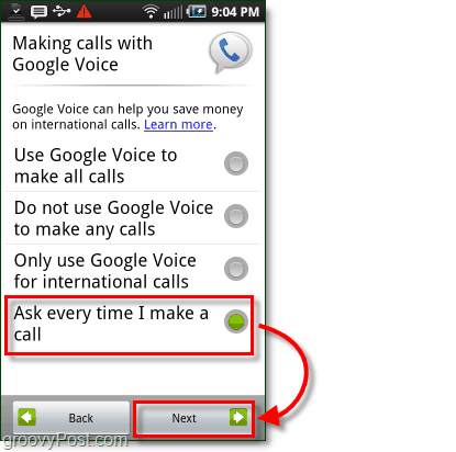 Gebruiksvoorkeur voor Google Voice op Android Mobile Config