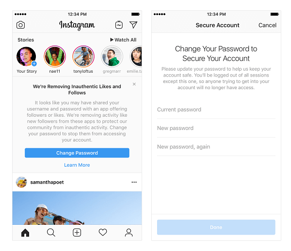 Instagram heeft aangekondigd dat het begint met het verwijderen van niet-authentieke vind-ik-leuks, volgers en opmerkingen van accounts die apps en bots van derden gebruiken om hun populariteit te vergroten.