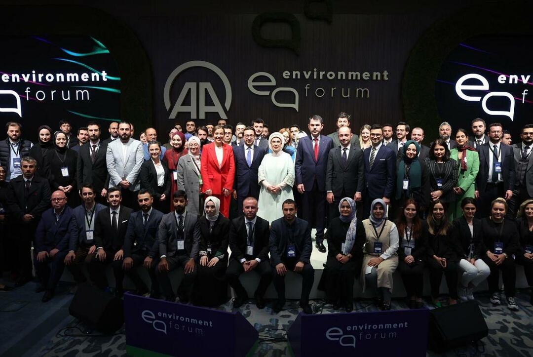 Emine Erdoğan woonde het International Environment Forum bij