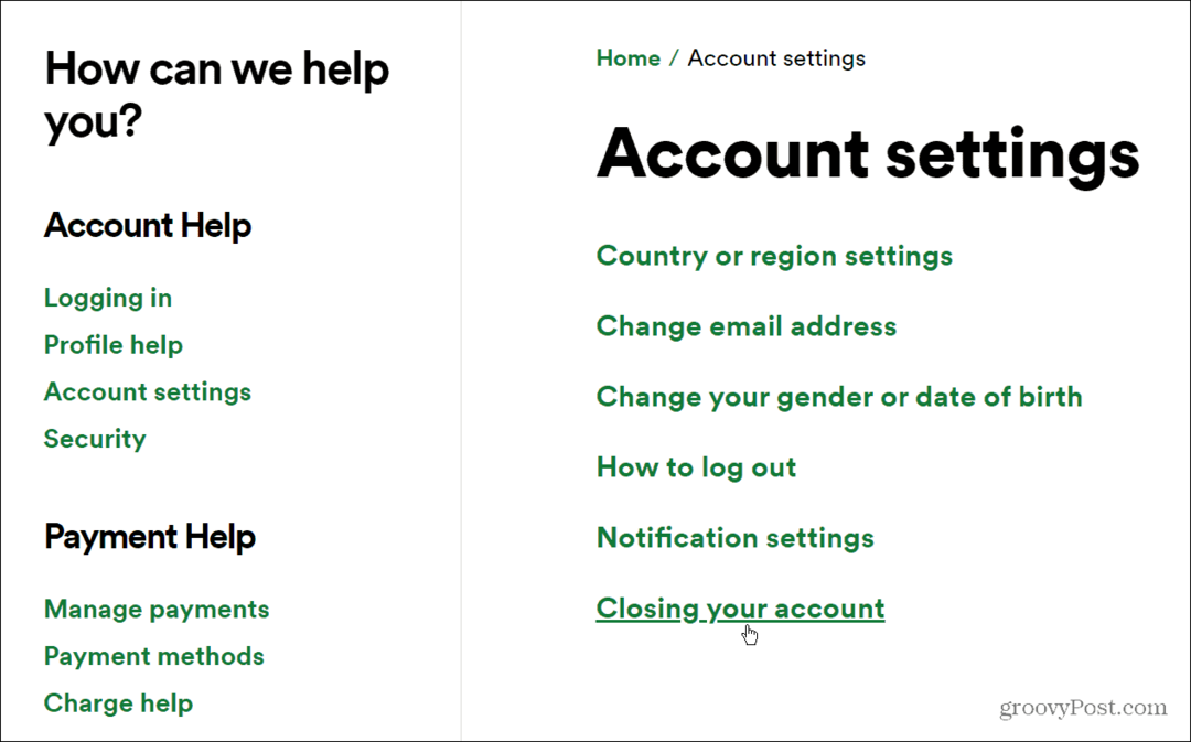 Hoe u uw Spotify-account kunt verwijderen