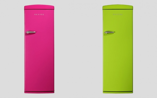 kleurrijke koelkastmodellen