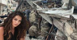 Een noodkreet van Melisa Aslı Pamuk! Zijn familie strandde bij de aardbeving in Maraş