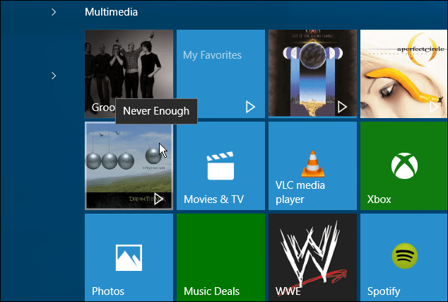 Startmenu Windows 10