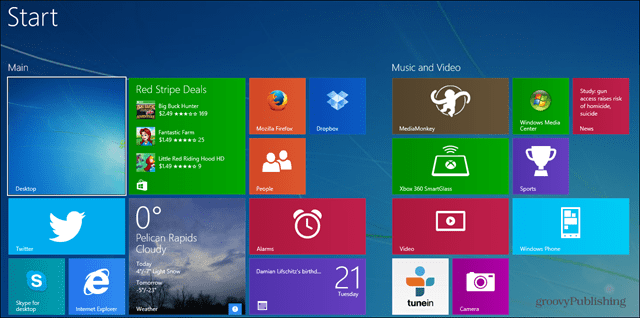 Hoe een back-up te maken en het startscherm van Windows 8.1 te resetten