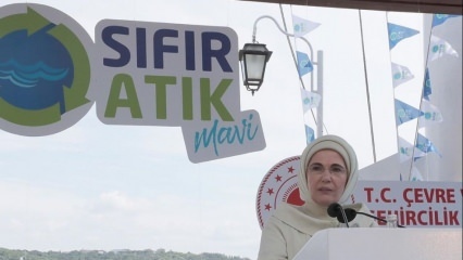 Eerste oproep van First Lady Erdoğan om het 'Zero Waste Blue'-project te steunen