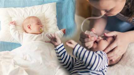 Hoe de neus van baby's schoonmaken zonder pijn te doen? Verstopte neus en reinigingsmethode bij zuigelingen