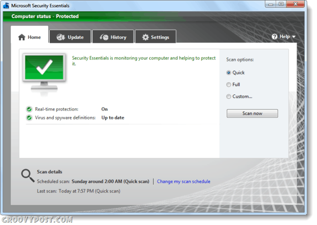 Microsoft Security Essentials Het enige Windows-antivirusprogramma dat u nodig hebt