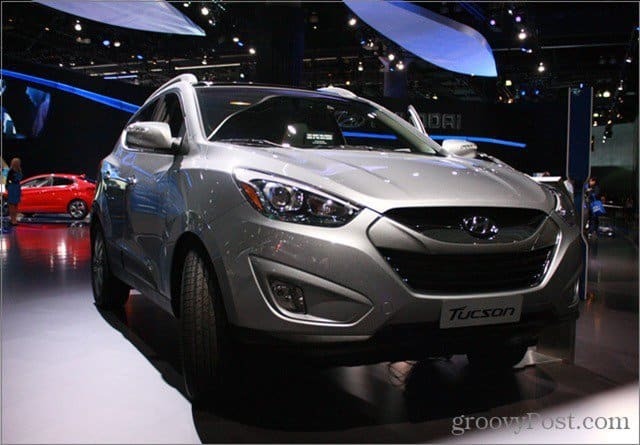 Powered by Hydrogen 2015 Hyundai Tucson Fuel Cell debuteert