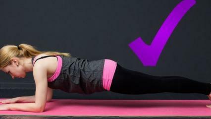 Wat doet de plankbeweging? Hoe oefen je thuis plankoefeningen? buikspieren in 5 minuten