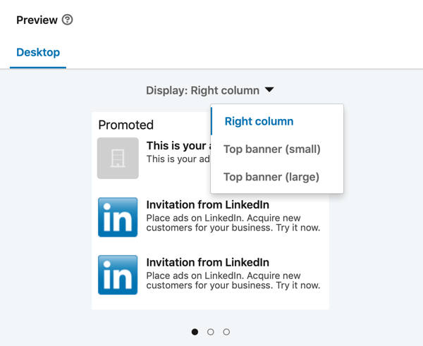 Hoe u een LinkedIn-tekstadvertentie maakt, stap 13, advertentievoorbeeld