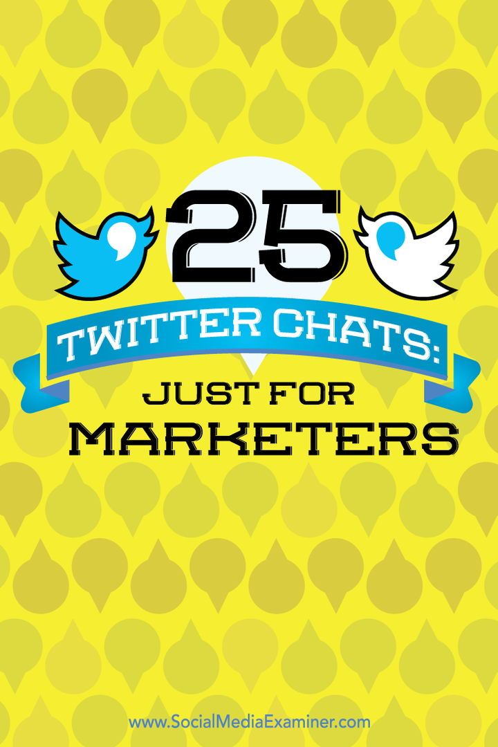 25 Twitter-chats: alleen voor marketeers: Social Media Examiner