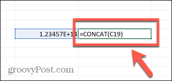 excel concat-formule