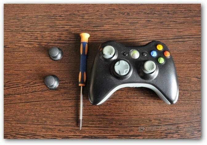 Wijzig eerder de analoge thumbsticks van de Xbox 360-controller