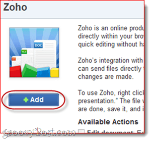 Zoho Office en Box.net