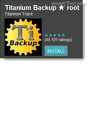titanium back-up voor rootgebruikers op Android