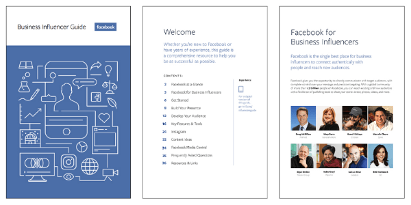 De nieuwe Business Influencer Guide van Facebook helpt bedrijfsleiders om aan de slag te gaan, een strategie op te bouwen en contact te leggen met hun publiek op Facebook.