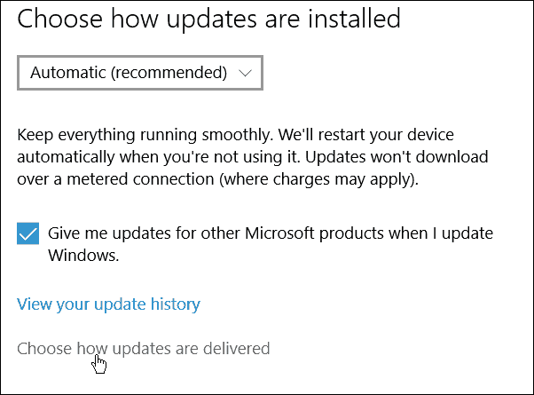 Voorkom dat Windows 10 uw Windows-updates deelt met andere pc's