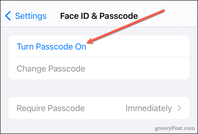 iOS 17 Schakel toegangscode in