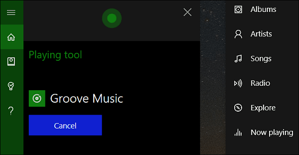 Cortana-muziek