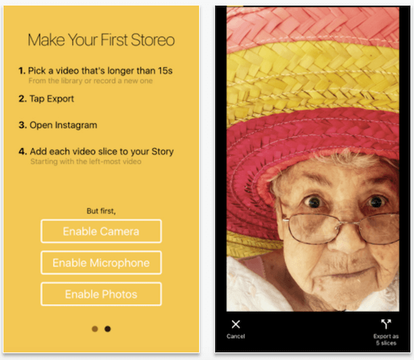 Zet je video's om in naadloze Instagram-verhalen met Storeo.