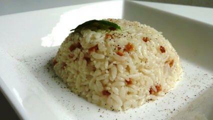 Hoe maak je de gemakkelijkste beboterde rijstpilaf? Recept voor boterrijst dat naar lekker ruikt