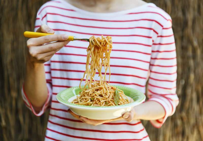 Maakt u aankomt van pasta met tomatenpuree? Wordt pasta gegeten in een dieet? Recept voor pasta met weinig calorieën