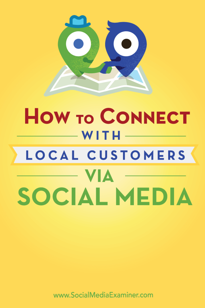 maak contact met lokale klanten op de beste sociale medianetwerken