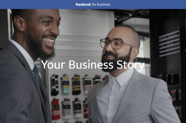 facebook uw bedrijfsverhaal