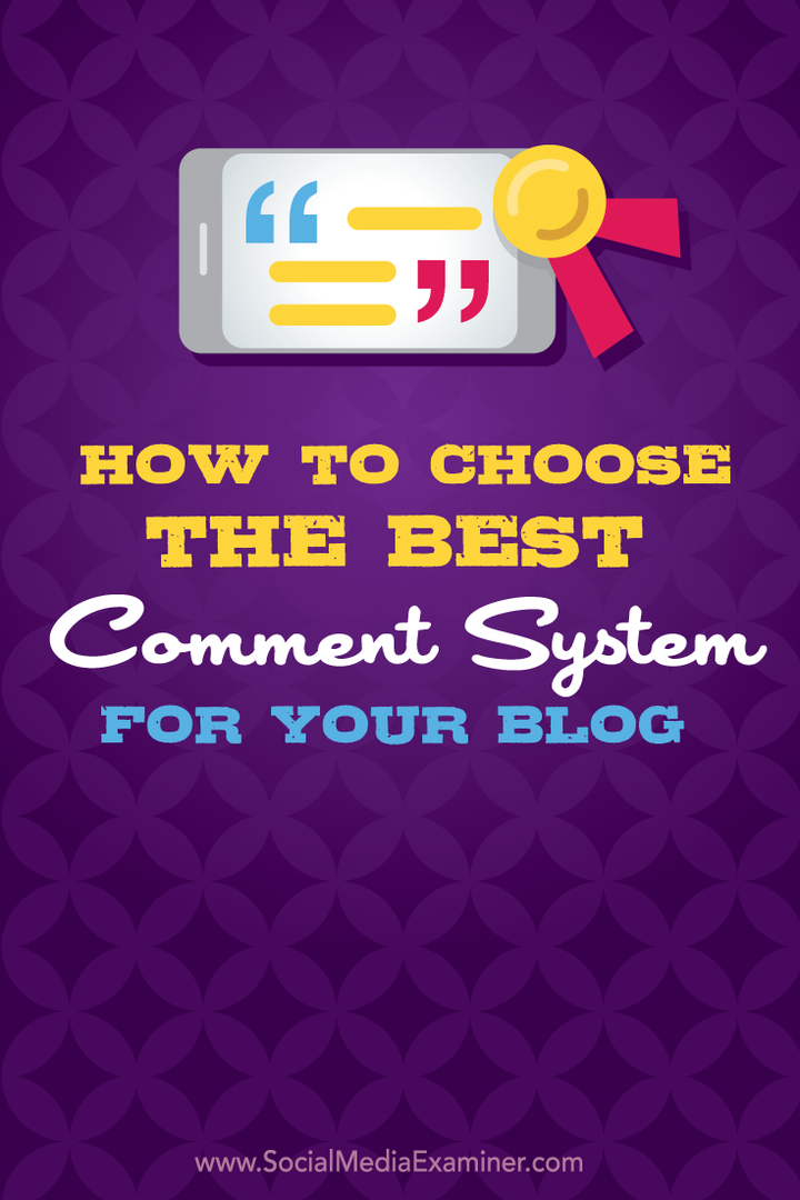 hoe u het beste reactiesysteem voor uw blog kiest