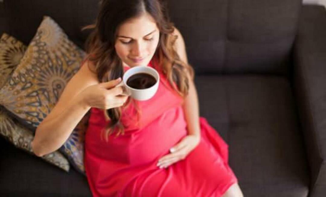 Zwangere vrouwen opgelet! Een halve kop koffie per dag verkort de lengte van het kind