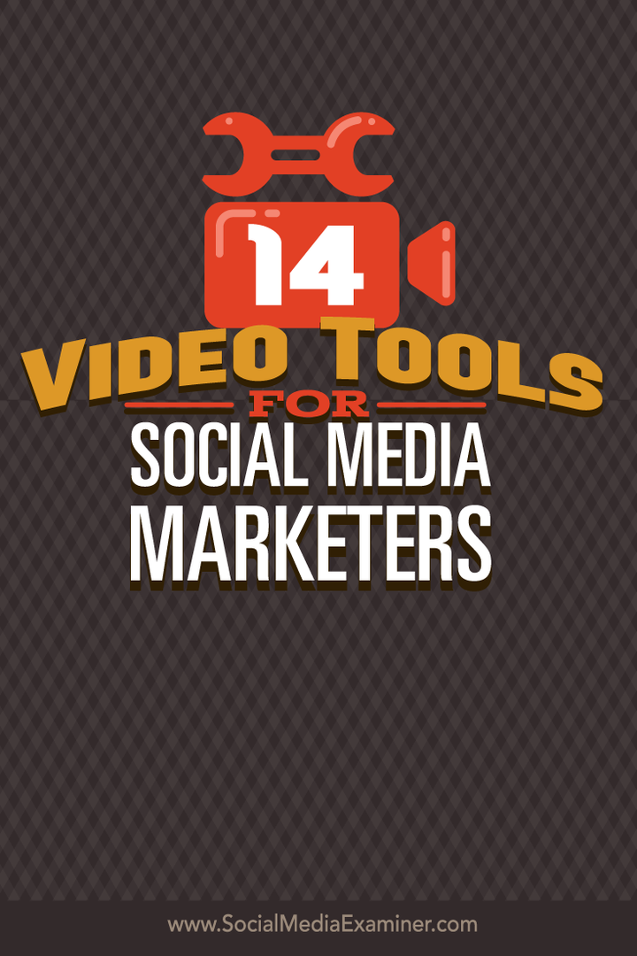 14 Videohulpmiddelen voor social media marketeers: social media examiner