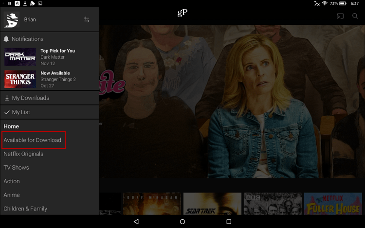 Download Netflix naar Fire HD 10
