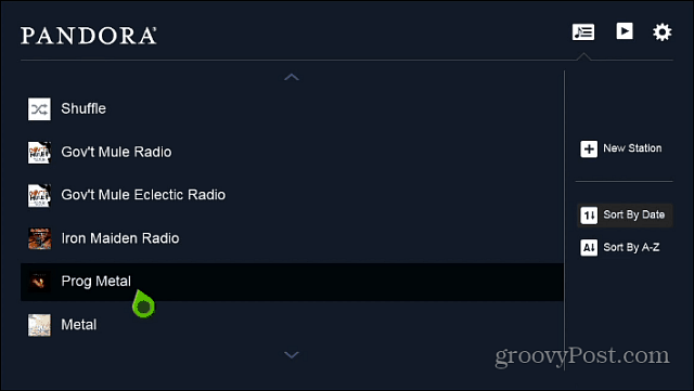 Pandora op Xbox