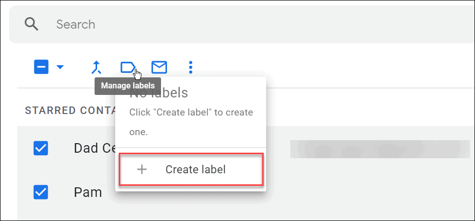  label maak een groeps-e-maillijst in gmail