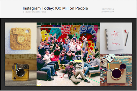 instagram 100 miljoen