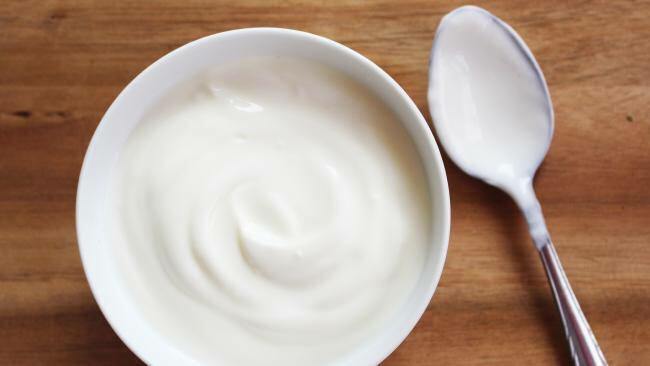 smelten met yoghurt