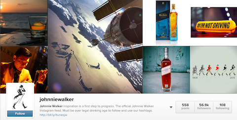 johnniewalker Instagram-profiel