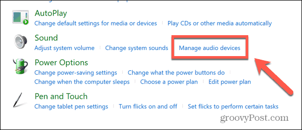 Windows beheert audioapparaten