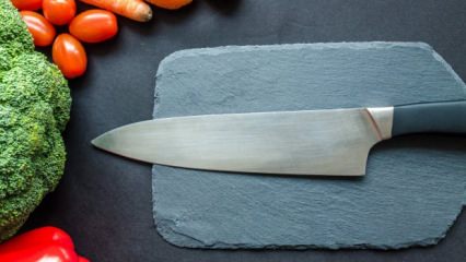 Hoe verwijder ik de roestvlek van het mes? 