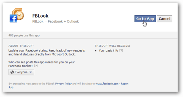Facebook bijwerken met Microsoft Outlook