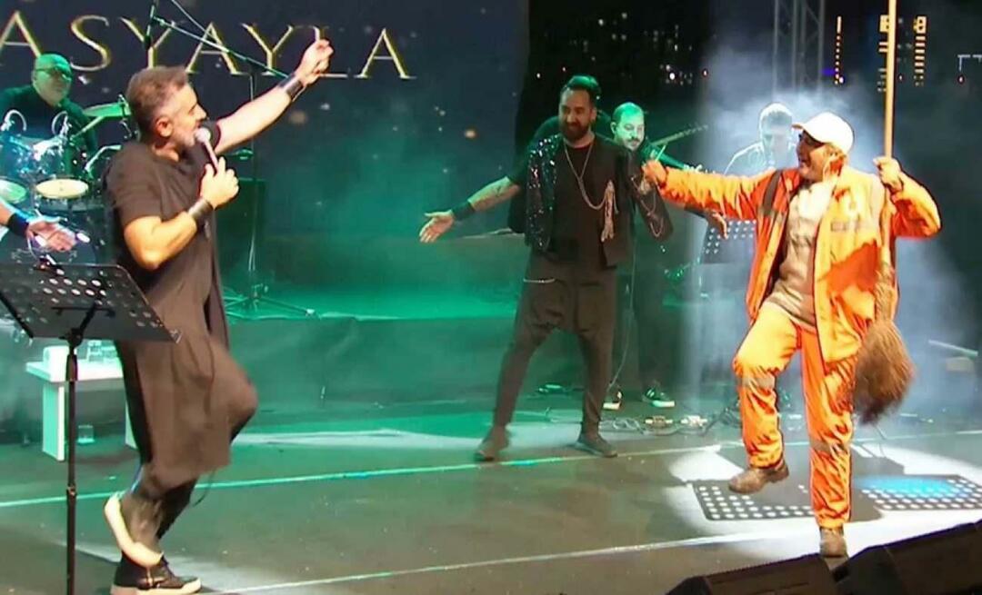Turgay Başyayla en de dans van de schoonmaakster gingen viraal! Springen op het podium en...