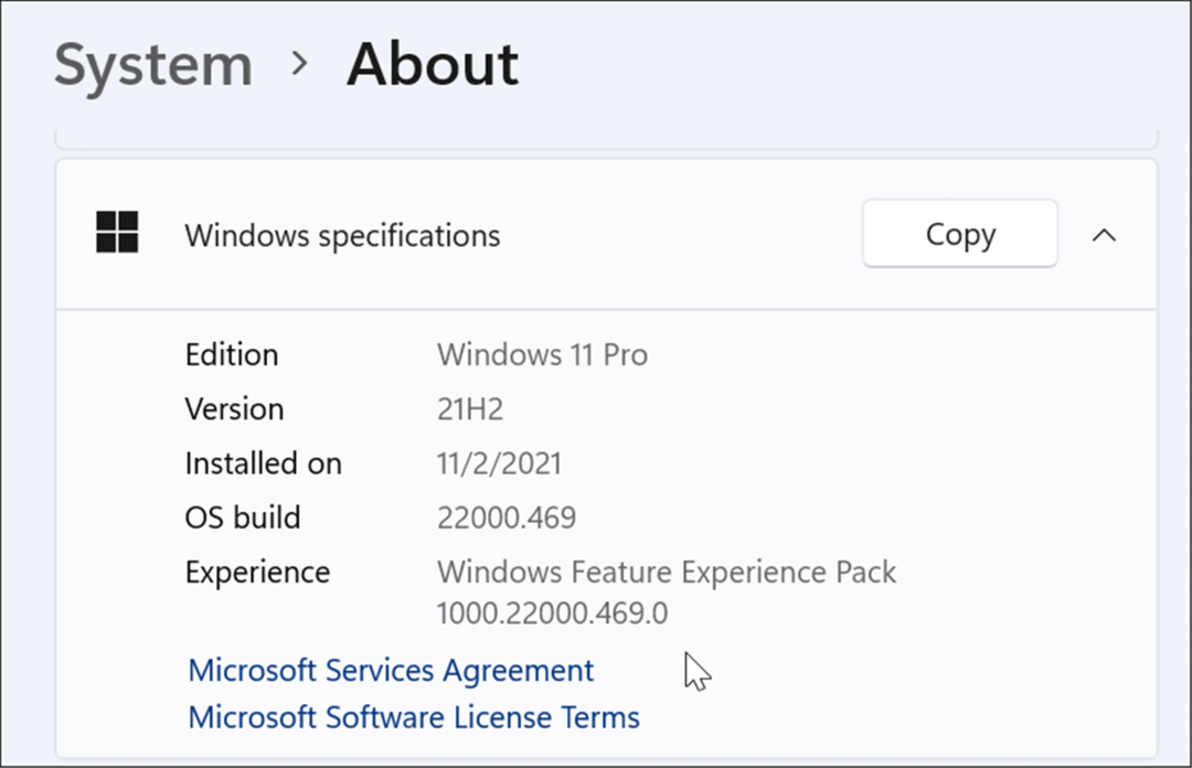 Windows-specificaties