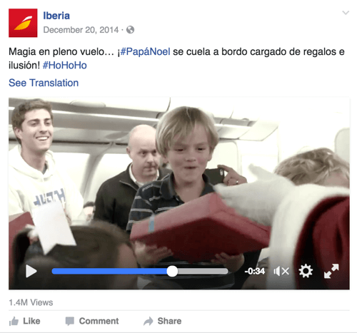 Deze videocampagne van Iberia Airlines verbindt door de emotie van de vakantie.