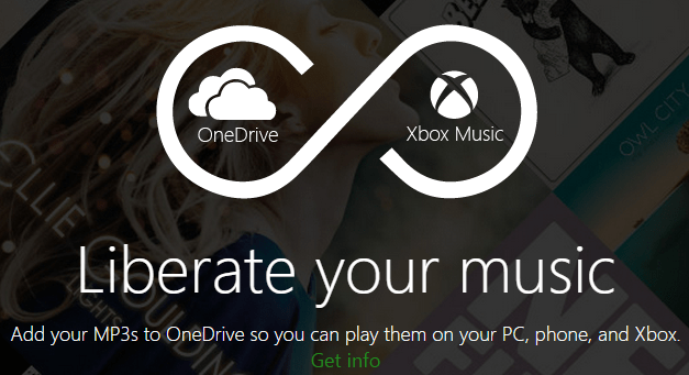 Toegang tot uw muziekcollectie vanuit OneDrive via Xbox Music