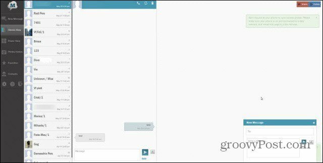 Tekstberichten synchroniseren en verzenden met Gmail