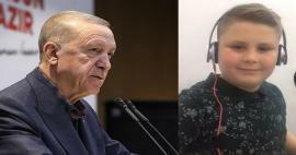 President Erdoğan luisterde live naar Fevzi Kaan Türker, de fenomeennaam van het nummer 