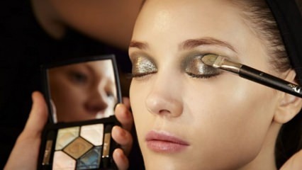 Hoe maak je een metallic make-up?