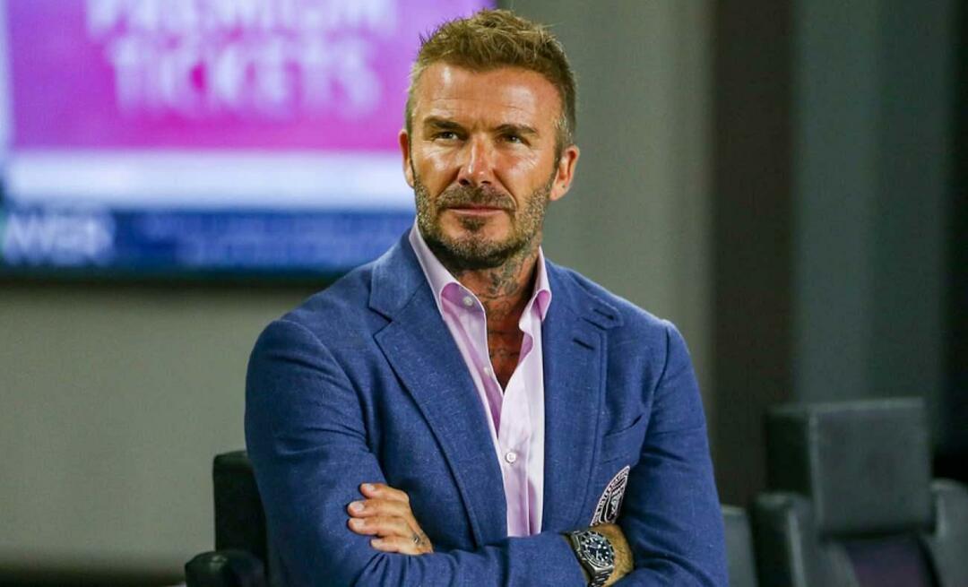 Er is geen spoor meer over van David Beckhams oude zelf! Zijn nieuwe stijl verdeelde sociale media in tweeën