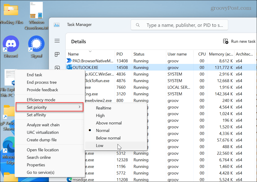 Hoe het CPU-gebruik van de app op Windows 11 te beperken