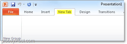 preview van nieuw tabbladlint in office 2010